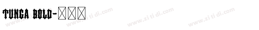 tunga bold字体转换